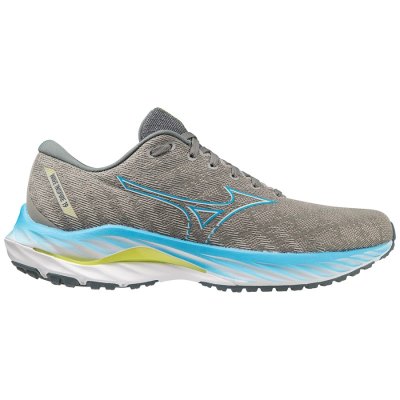 Zapatillas Para Correr Mizuno WAVE Inspire 19 Hombre Grises / Azules / Amarillos - Chile M754QPBUXG